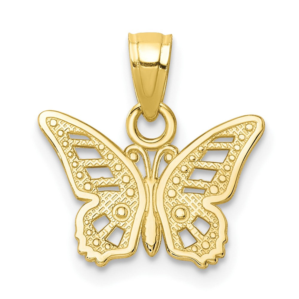 Dije de Mariposa en Oro Amarillo de 10k