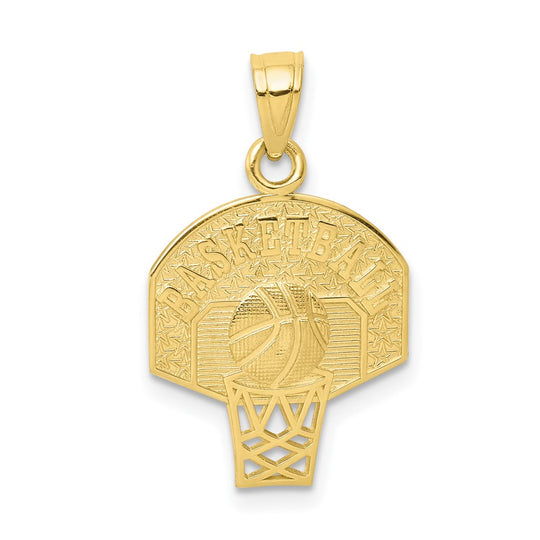 Dije de Baloncesto en Oro Amarillo de 10k