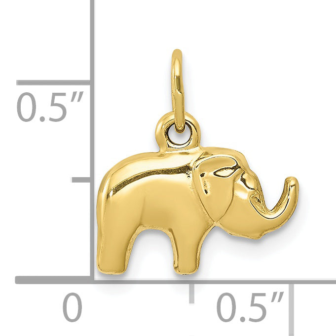 Colgante Elefante en Oro de 10K