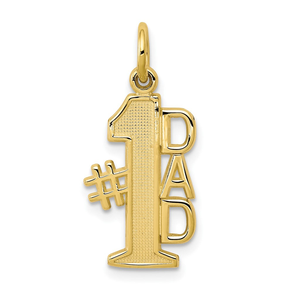 Charm #1 Papá en Oro Amarillo de 10K