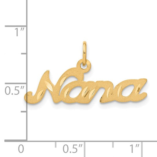 Satin NANA Charm 10K