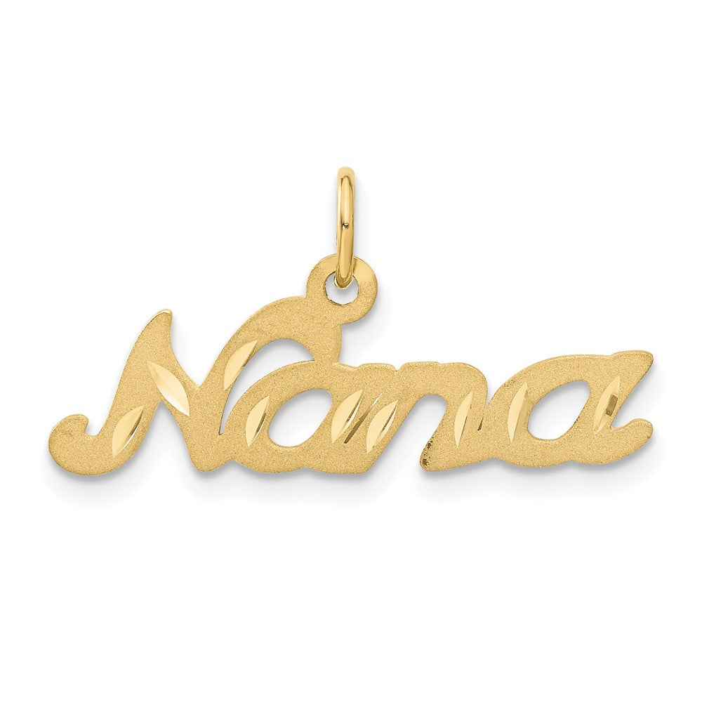 Satin NANA Charm 10K