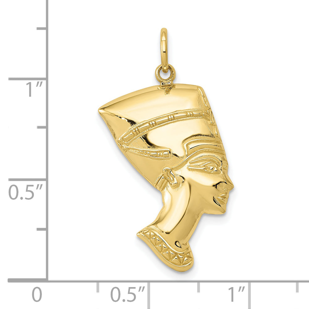 Dije de Nefertiti en Oro de 10k