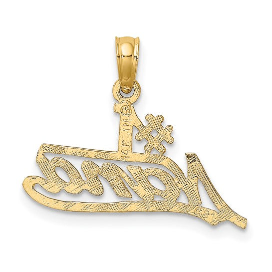 Dije #1 NANA Script Charm 10K