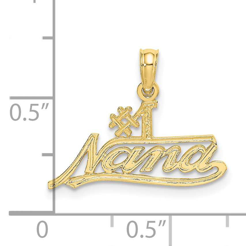 Dije #1 NANA Script Charm 10K