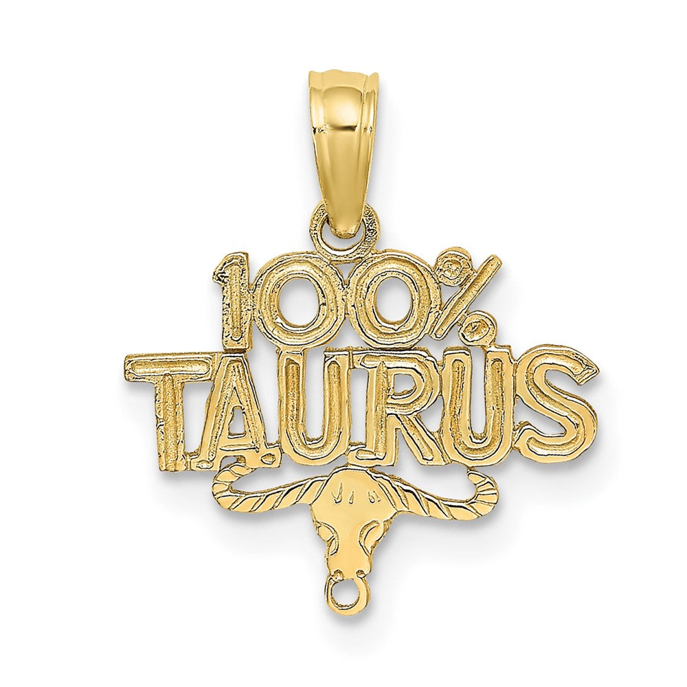 Dije del Zodiaco Tauro en Oro Amarillo de 10K