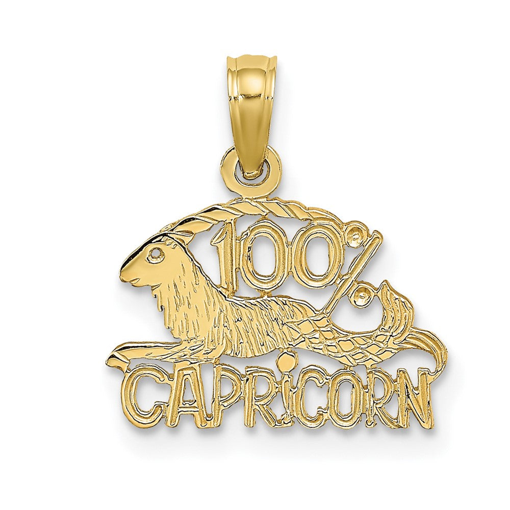 Dije Zodiacal de Capricornio en Oro Amarillo de 10k