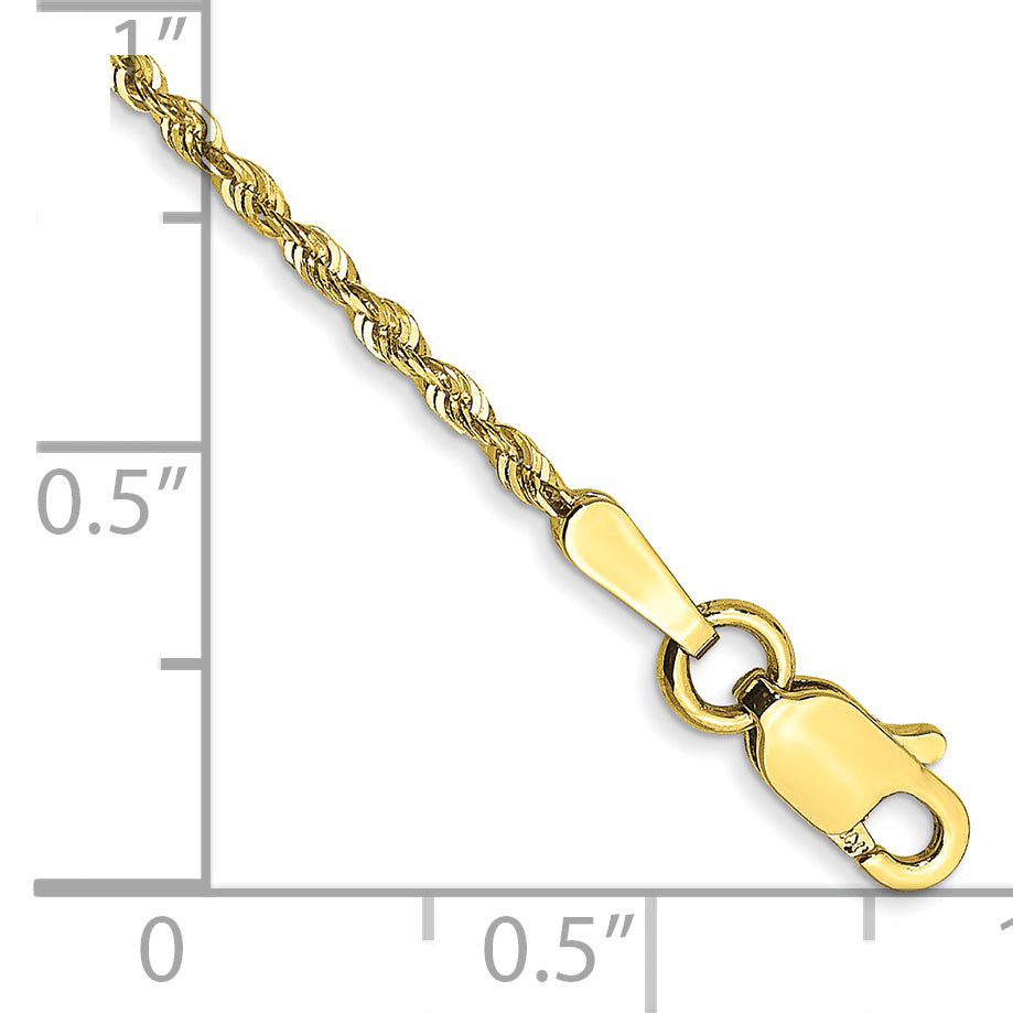 Tobillera de Cadena de Cuerda D/C Extraligera de 10k y 1.5 mm