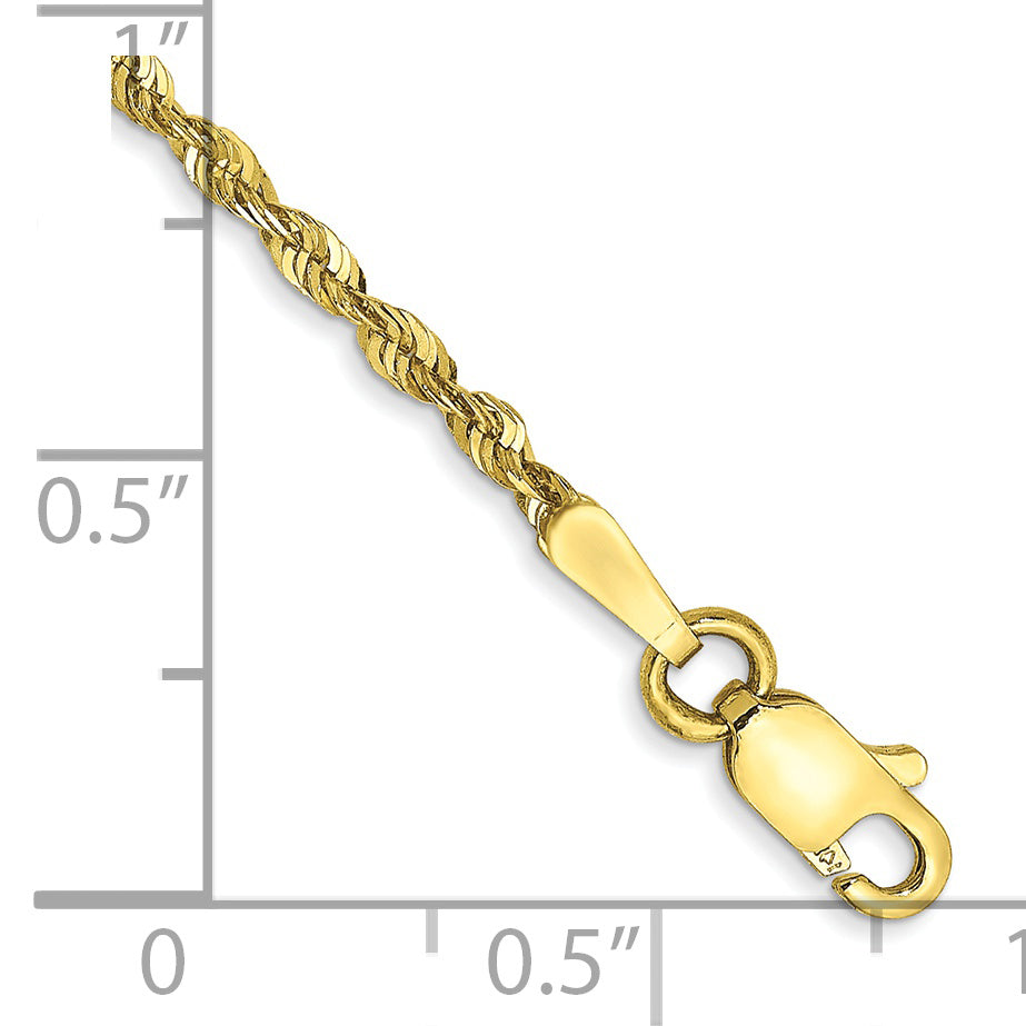 Tobillera de Cadena de Cuerda D/C Extraligera de 10 k y 1.8 mm