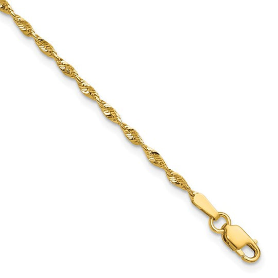 10k 1.8mm Extra-Light D/C Rope Chain