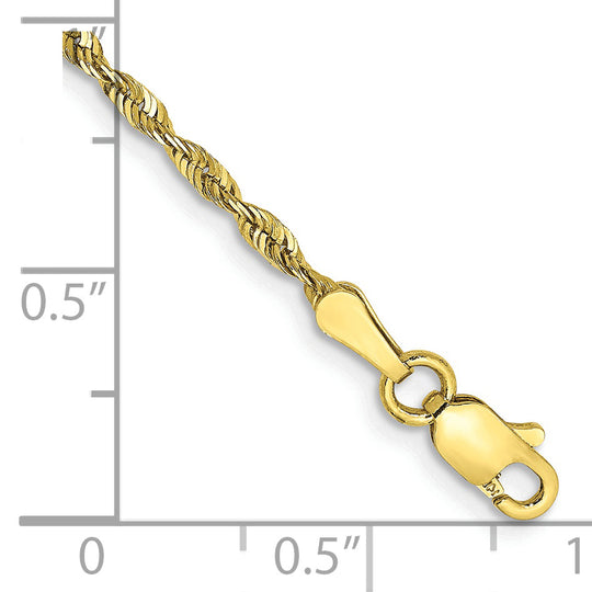 Tobillera de Cadena de Cuerda D/C Extraligera de 10k y 2.0 mm