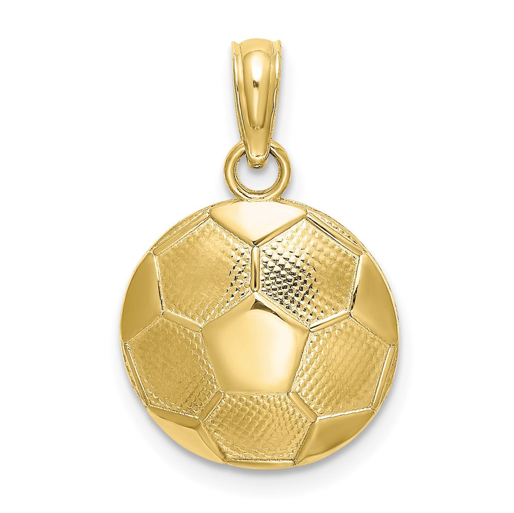 Dije de Balón de Fútbol en Oro de 10k