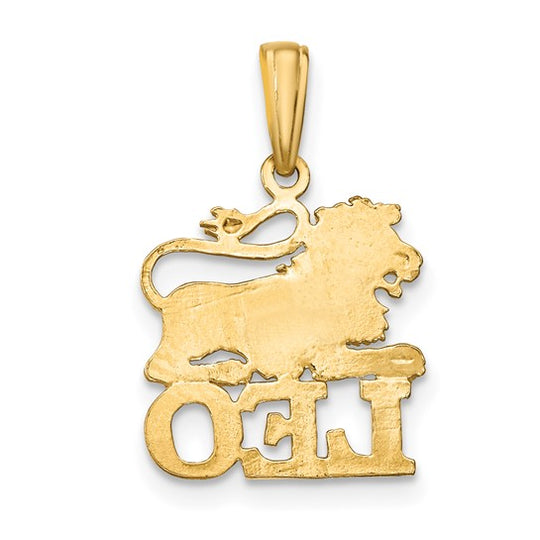 Dije de Leo en Oro de 10k