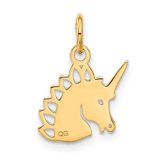 Dije Unicornio en Oro Amarillo de 10K