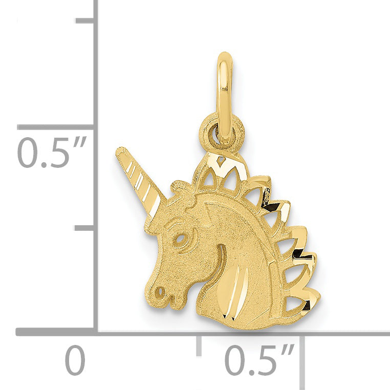 Dije Unicornio en Oro Amarillo de 10K