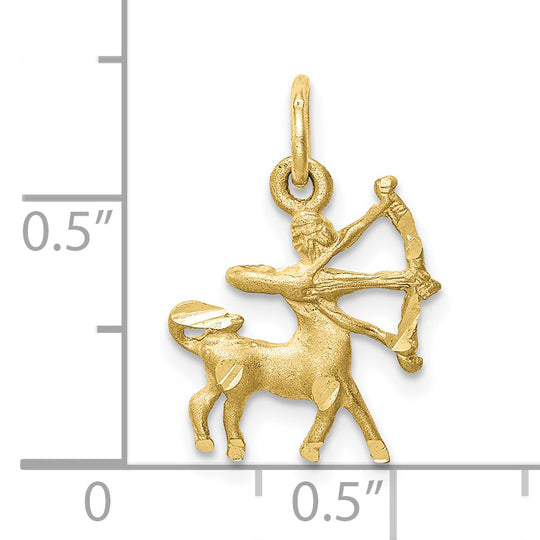 Dije del Zodiaco Sagitario en Oro Amarillo de 10K