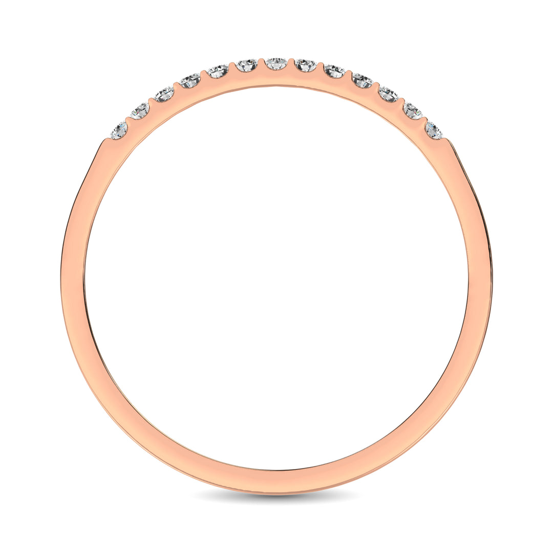 Banda de M√°quina para Mujer con Diamantes de 1/2 qt en Oro Amarillo de 14k