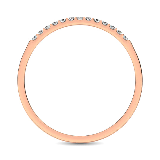 Banda de M√°quina para Mujer con Diamantes de 1/2 qt en Oro Amarillo de 14k