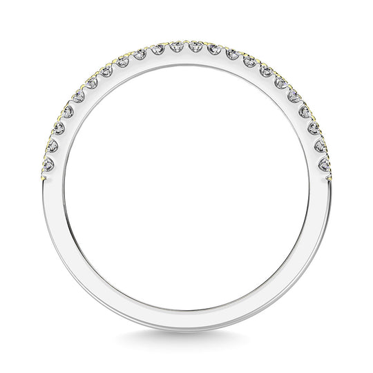 Diamante 3/8 Ct.Tw. Banda de moda en oro de dos tonos de 10 quilates