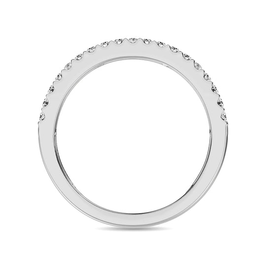 Diamante 3 1/5 Ct.Tw. Alianza de aniversario para mujer en oro blanco de 14 k