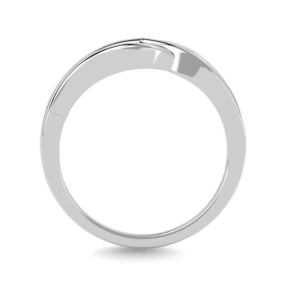 Diamante 1/3 Ct.Tw. Anillo de moda en oro blanco de 14 quilates