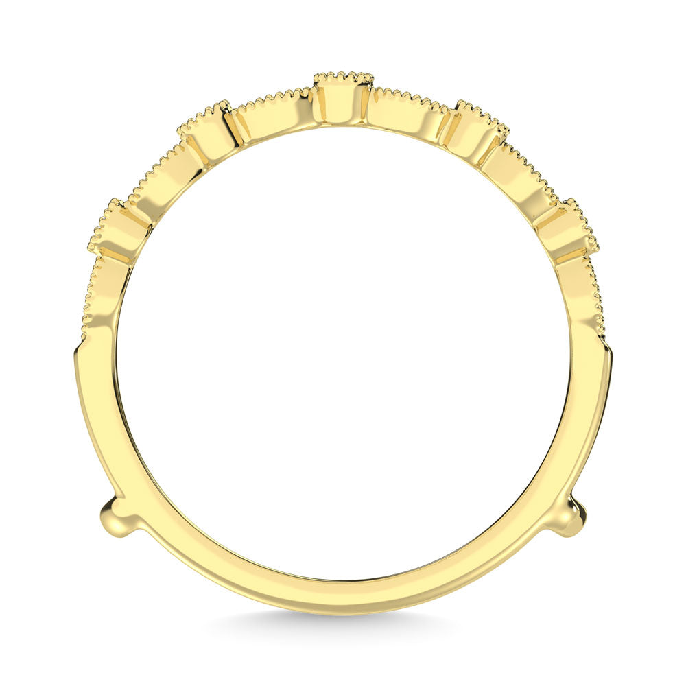 Diamante 1/4 Ct.Tw. Anillo de aniversario en oro amarillo de 10 quilates