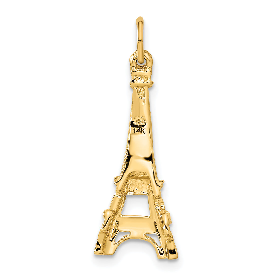 Colgante Torre Eiffel 14K Oro Amarillo