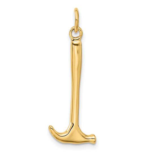 Dije 3D Martillo en Oro de 14k