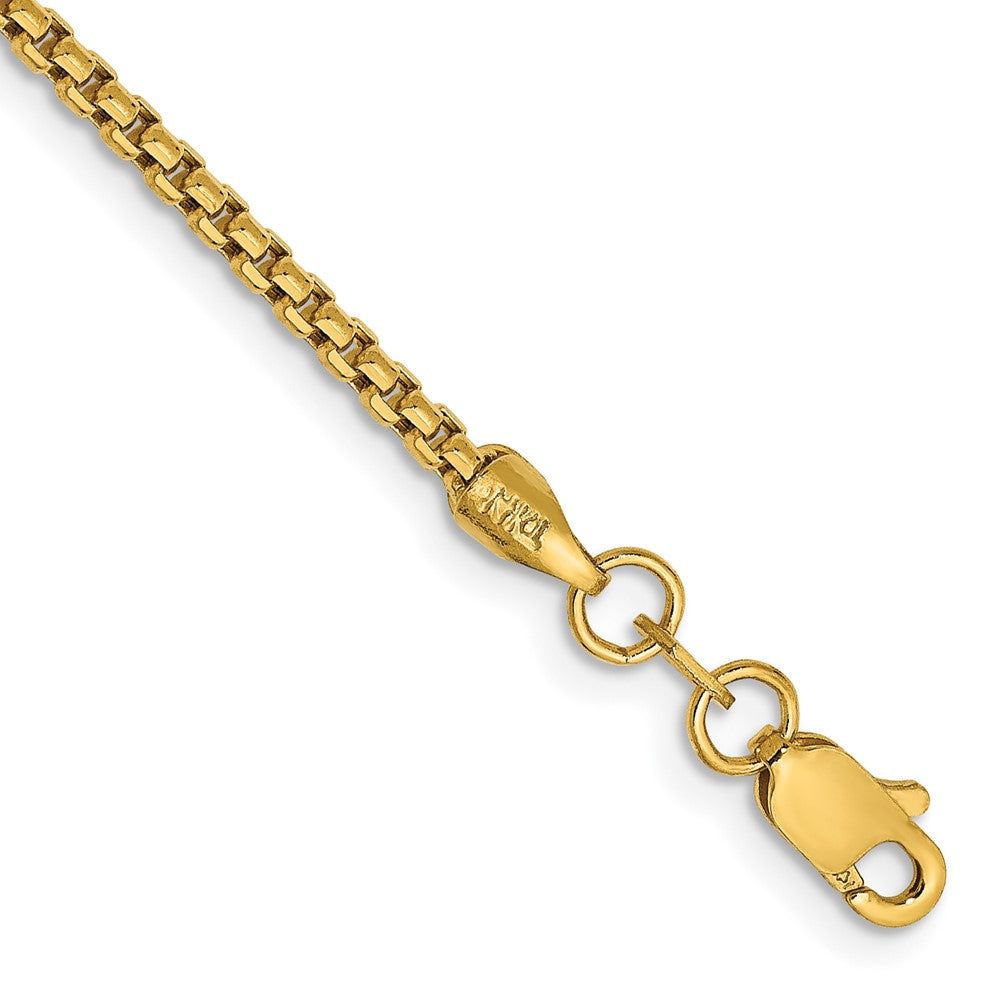 Pulsera de Oro Amarillo de 14k de 8 pulgadas y 1.75mm con Cierre de Langosta