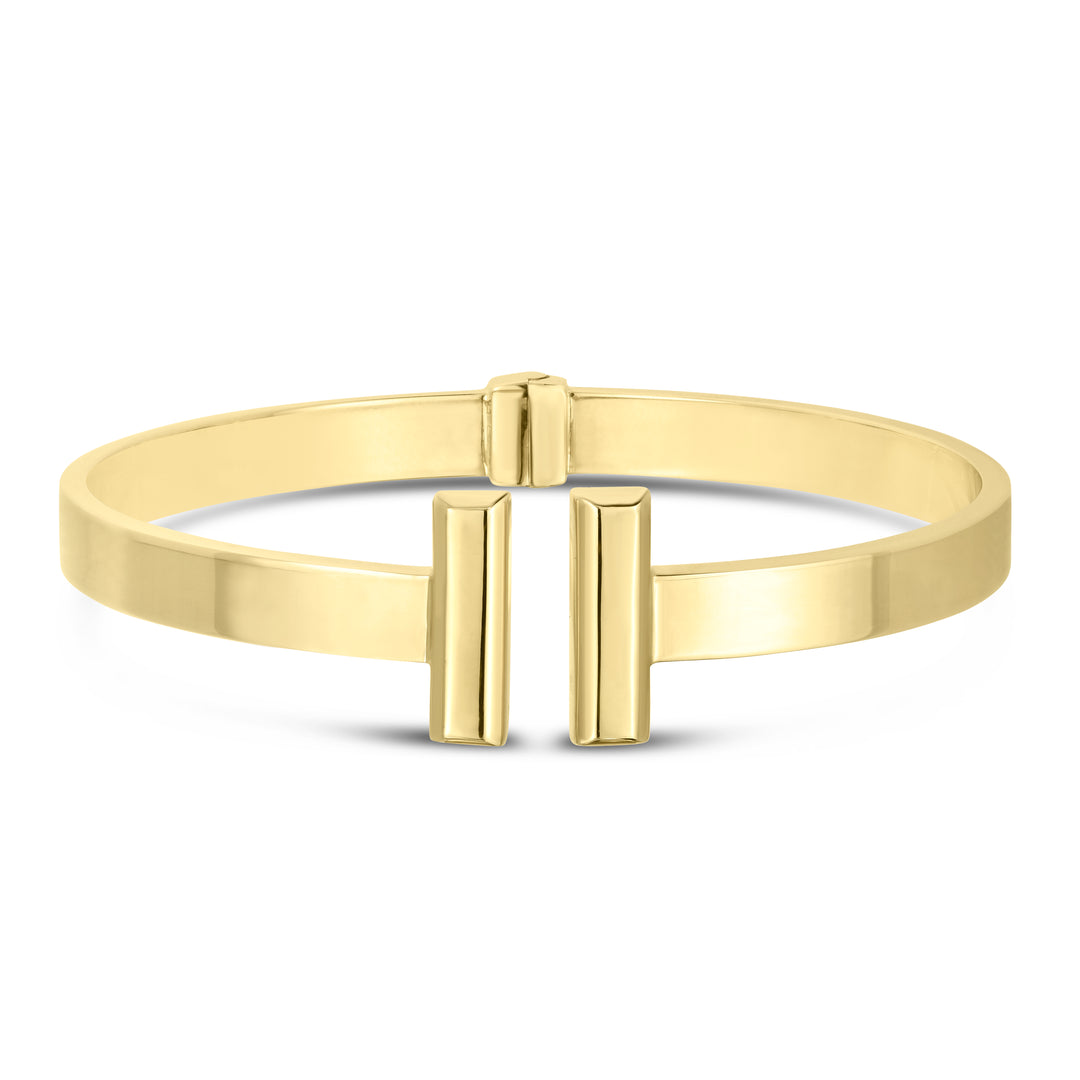 Brazalete con Barra de Oro de 14k