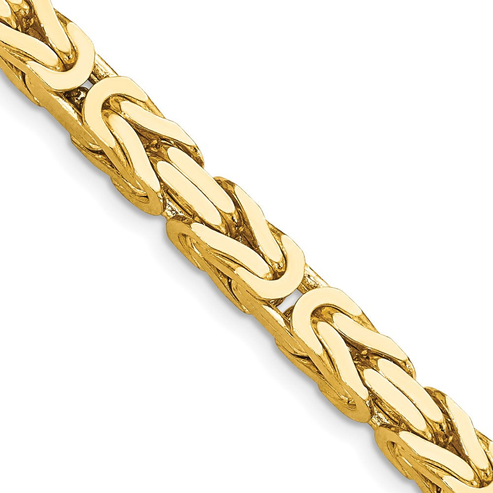 Cadena Bizantina  de 5.25 mm en Oro Amarillo de 14k