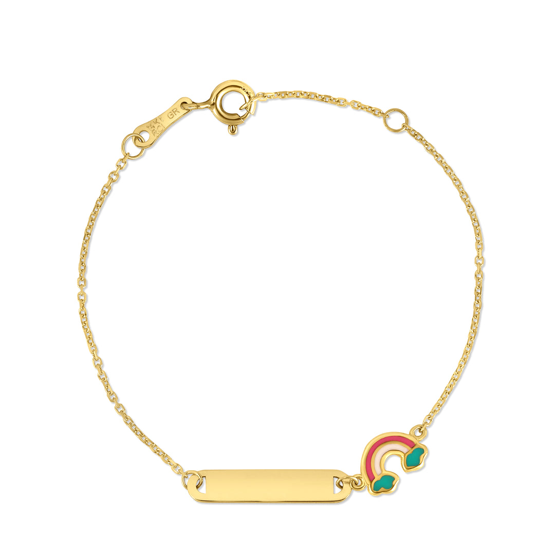 Pulsera Infantil Arcoiris 14K