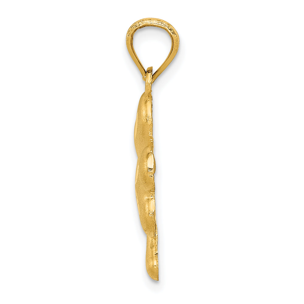 Colgante de Trébol en Oro Amarillo de 14K