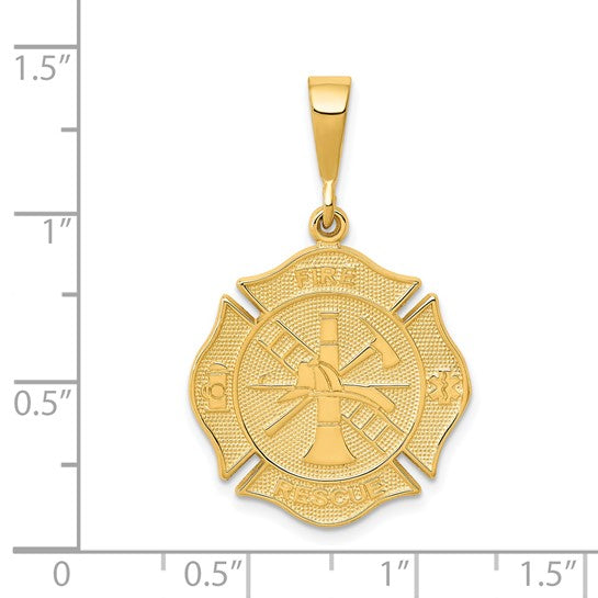 Colgante "Fire Rescue" de 14K