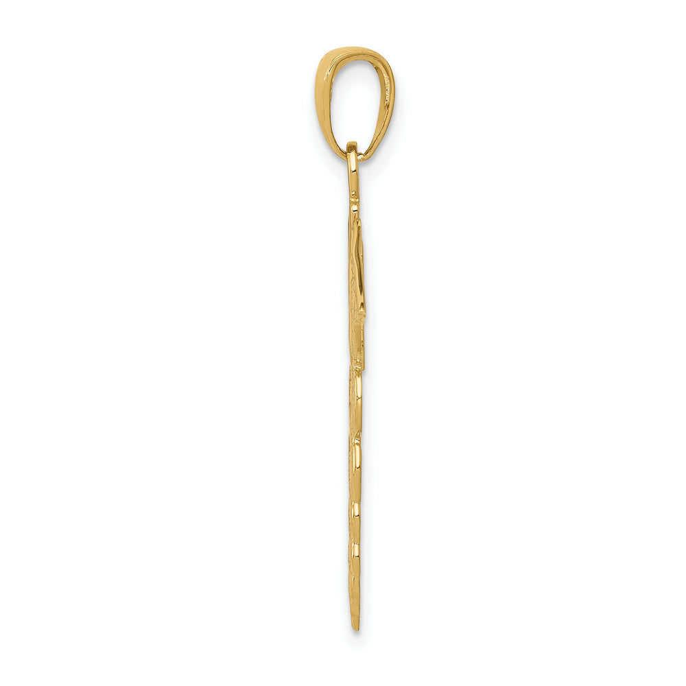 Colgante Caduceo en Oro de 14k