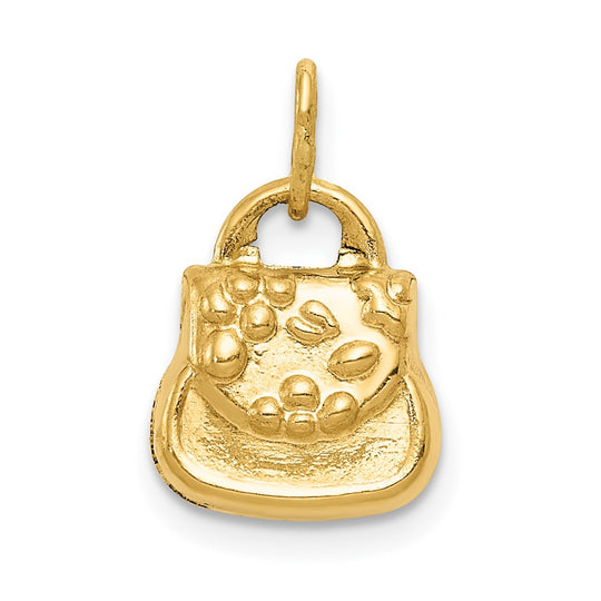 Dije de Bolso 3D en Oro de 14k