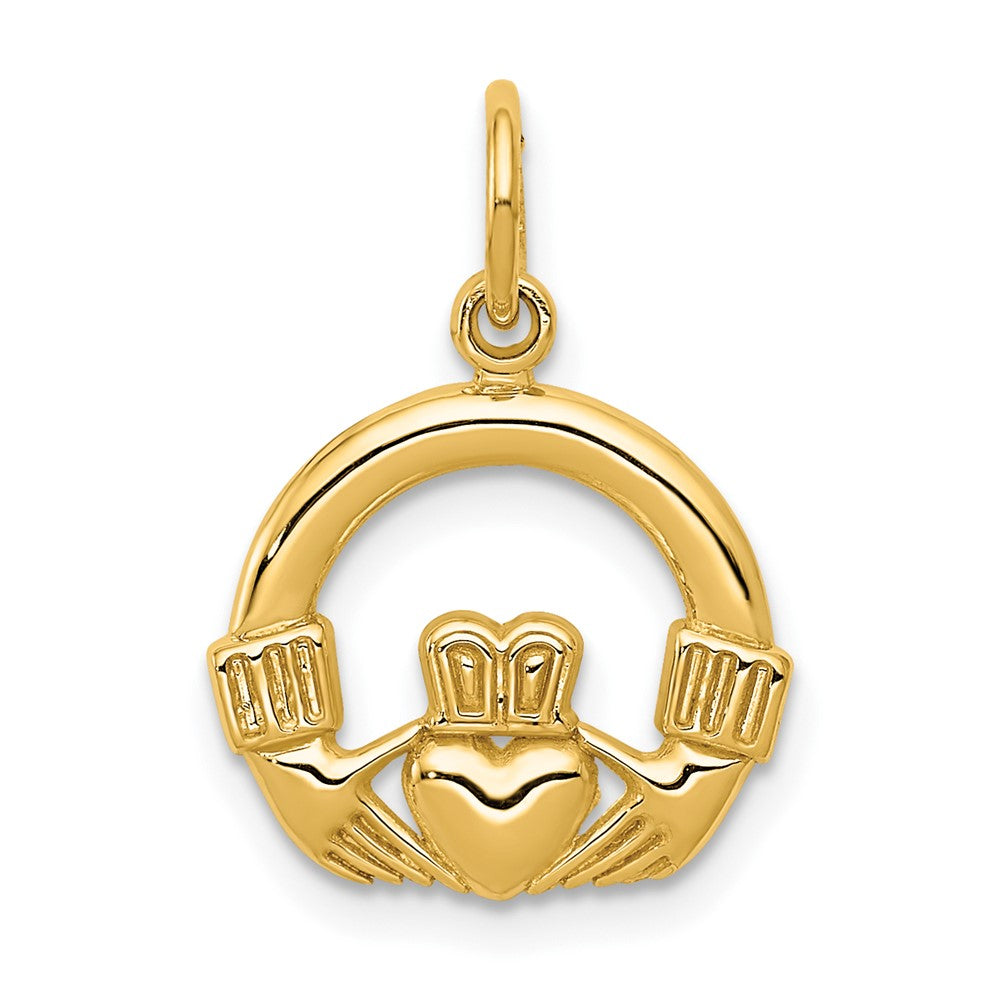 Dije Claddagh en Oro Amarillo de 14k