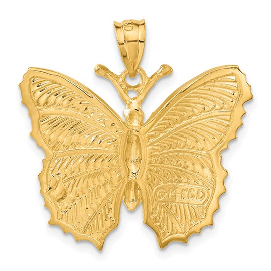 Colgante de Mariposa en Oro 14K