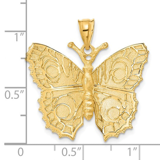 Colgante de Mariposa en Oro 14K