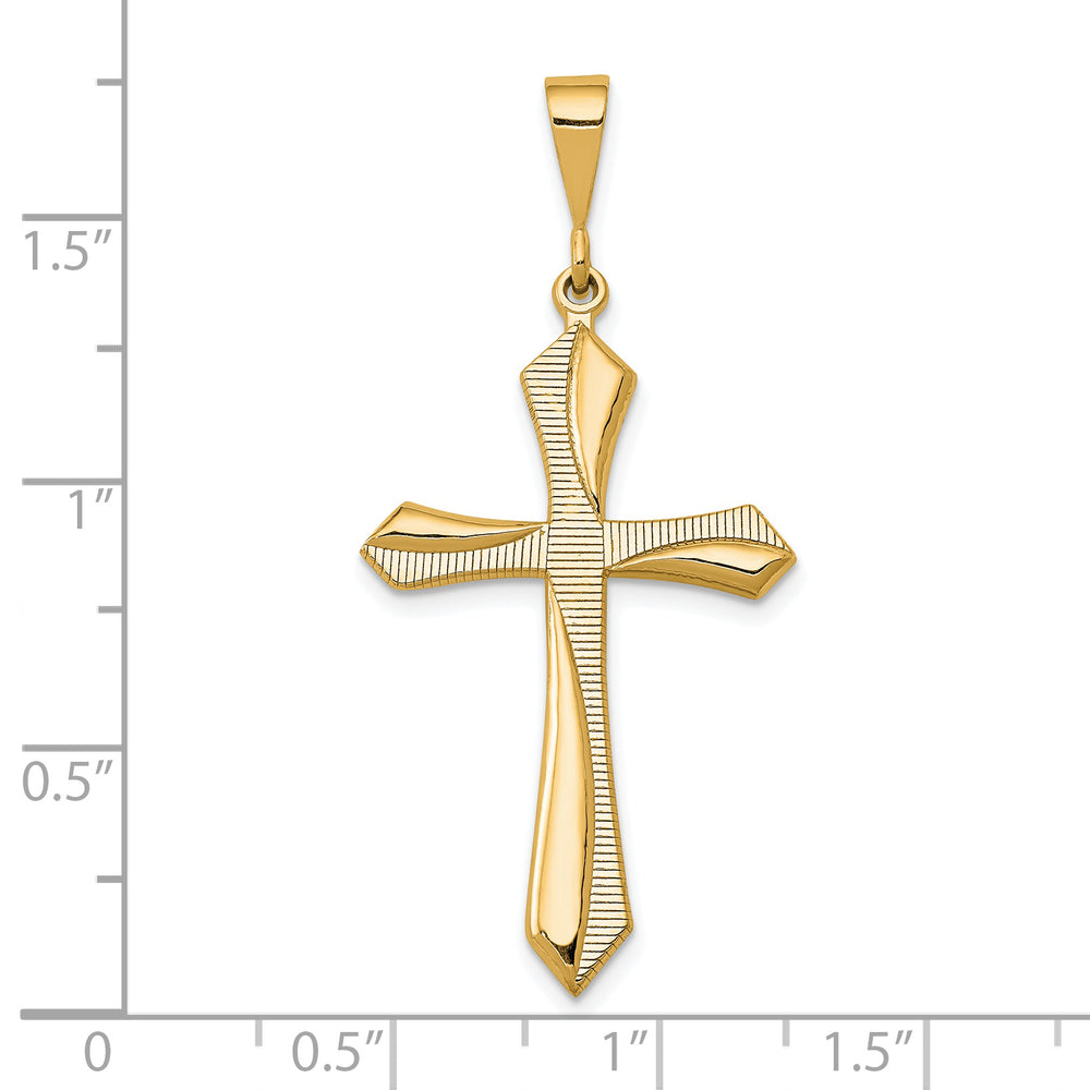 Colgante de Cruz de la Pasión en Oro Amarillo de 14K