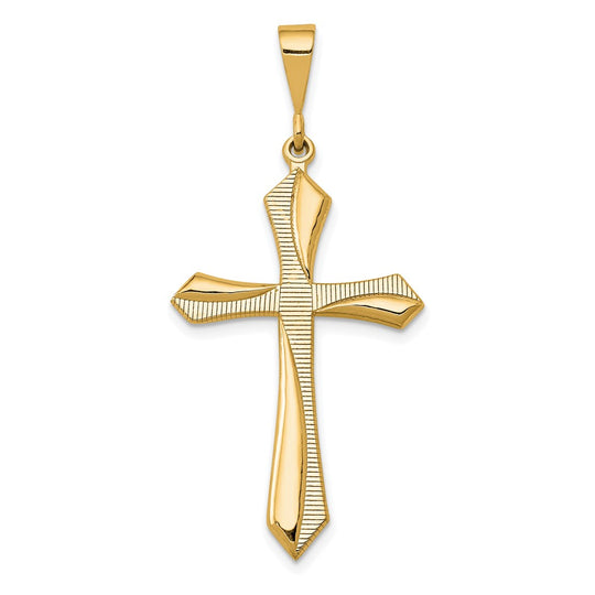 Colgante de Cruz de la Pasión en Oro Amarillo de 14K