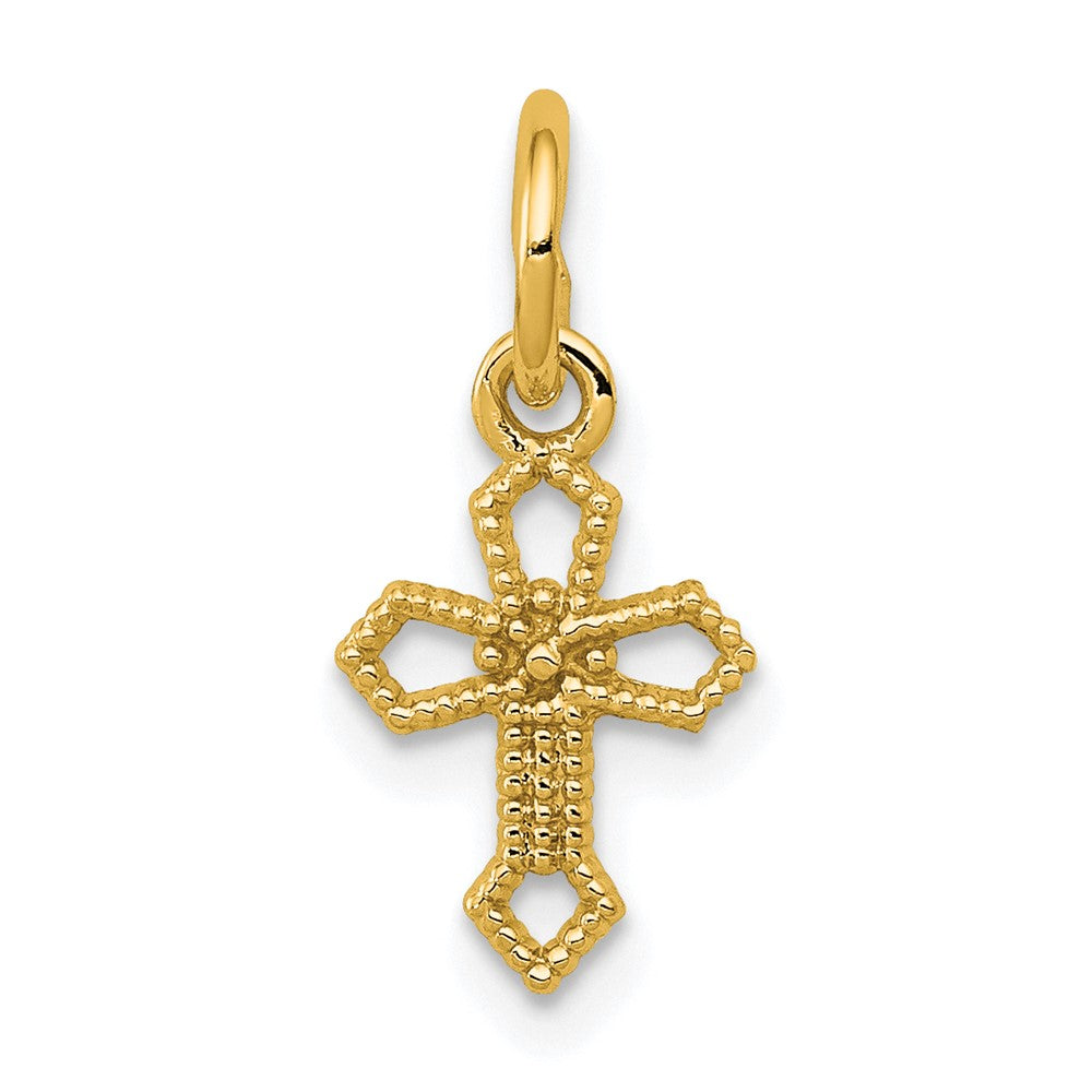 Colgante Crucifijo de Pasión de 14k en Oro Amarillo