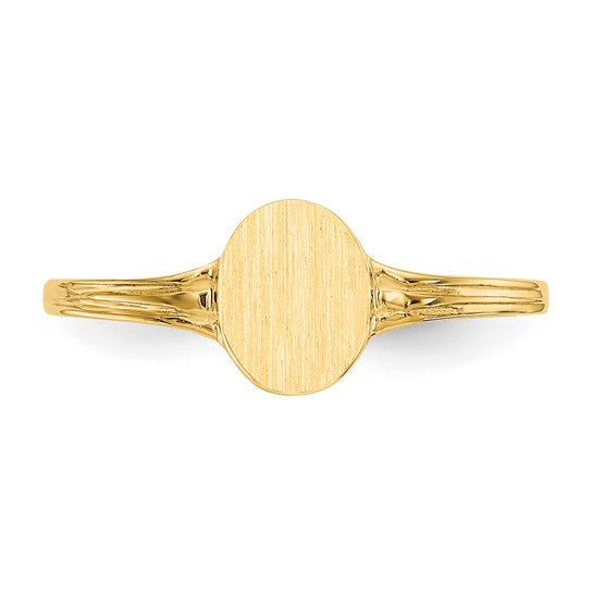 Anillo de Sello en Oro Amarillo de 14k