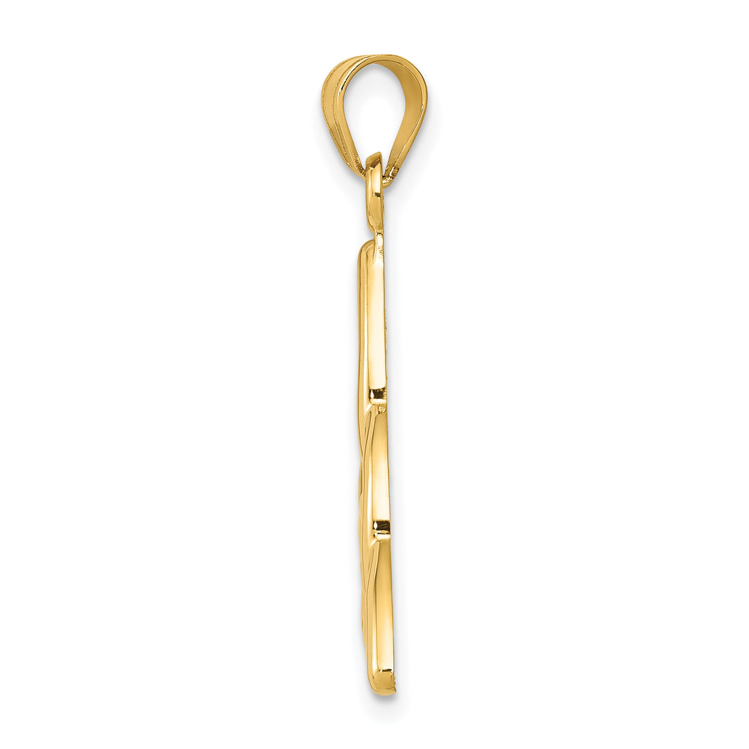 Colgante de Nudo Trinity en Oro Amarillo de 14k Pulido