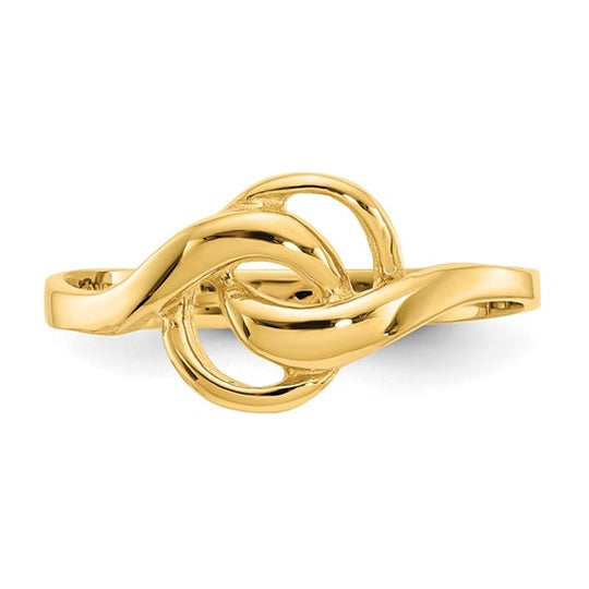 Anillo de Forma Libre en Oro Amarillo de 14k