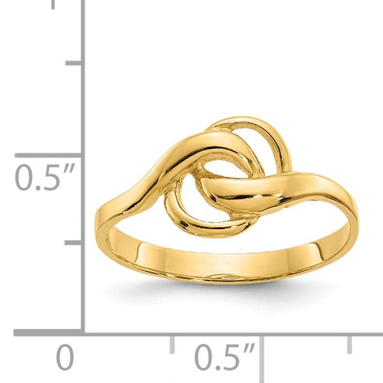 Anillo de Forma Libre en Oro Amarillo de 14k