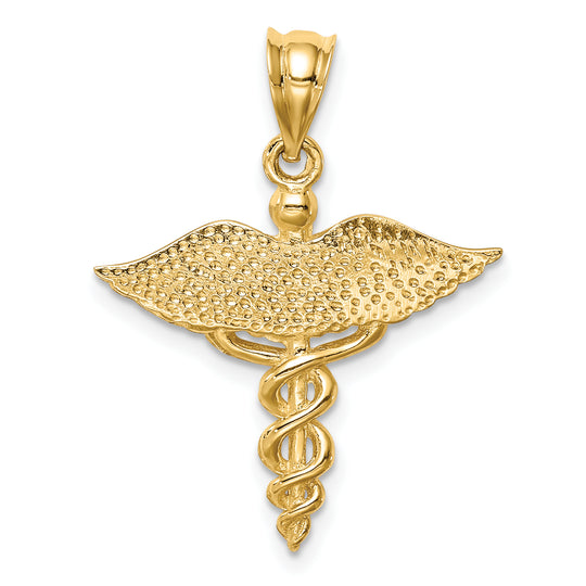 Colgante Médico 3D en Oro Amarillo de 14K