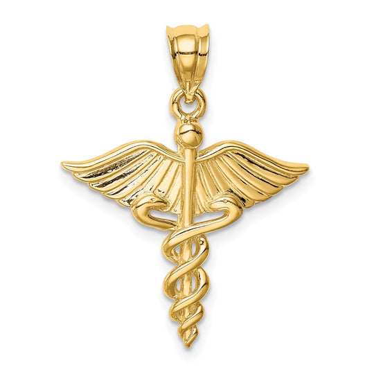 Colgante Médico 3D en Oro Amarillo de 14K