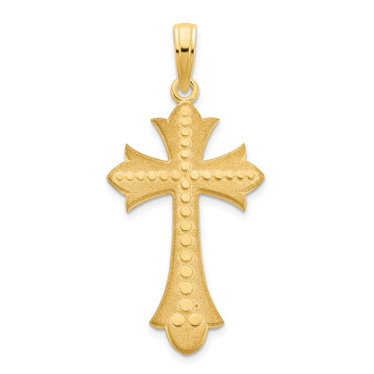 Colgante de Cruz en Oro Amarillo de 14k