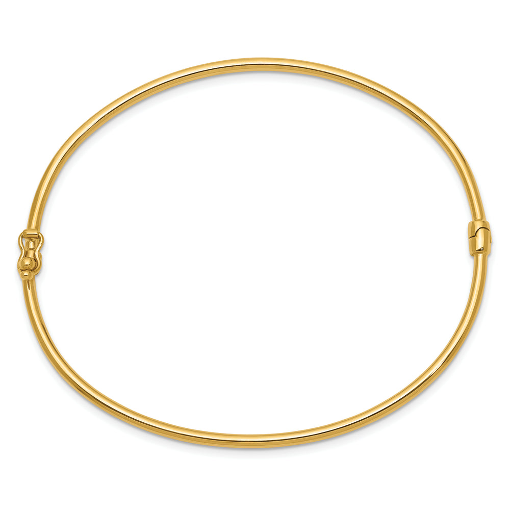 Brazalete Bangle 14K con Bisagra